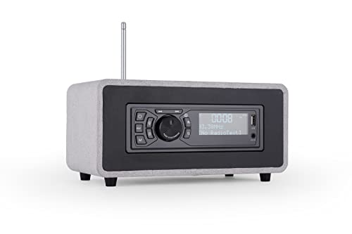 AOVOTO BEA103-028 LCD-Bildschirm FM/DAB+ Radio/Bluetooth/USB/AUX IN hellgraues Farbradio mit Fernbedienung und Dual-Alarm-Modus AOVOTO BEA103-028 LCD-Bildschirm FM/DAB+ Radio/Bluetooth/USB/AUX IN hellgraues Farbradio mit Fernbedienung und Dual-Alarm-Modus von AOVOTO