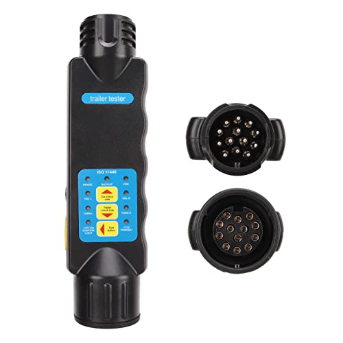 Anhänger -Testwerkzeug 13Pin Schleppstange Light Tester Diagnose RV Anhänger ABS Kupfer Schwarz 12V Anhänger -Testwerkzeug 13Pin Schleppstange Light Tester Diagnose RV Anhänger ABS Kupfer Schwarz 12V von AOWINHIT