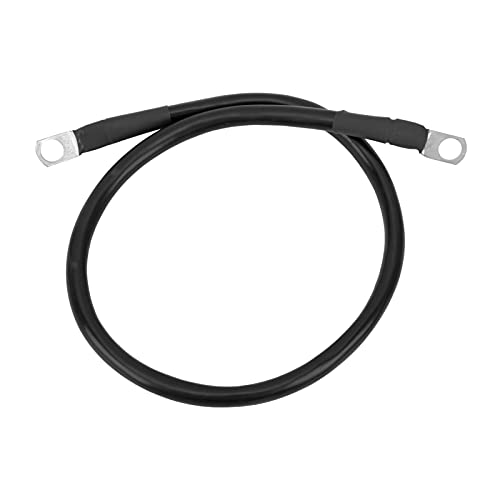 Bodendraht 4AWG 25 mm² 150A Hohe Zähigkeit Erdkabel Batterie -Wechselrichterhalter für das Auto -Audiosystem (B (schwarz)) von AOWINHIT