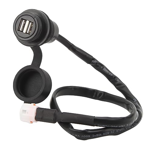 Motorrad -Dual -USB -Ladegerät -Sockeladapter für MT09, FZ07, FZ09, MT07 -Fahrer - Premium -Kunststoff, Schnelle Installation, Doppelauslass -Steckdosen -Modifikation Teile Motorrad -Dual -USB -Ladegerät -Sockeladapter für MT09, FZ07, FZ09, MT07 -Fahrer - Premium -Kunststoff, Schnelle Installation, Doppelauslass -Steckdosen -Modifikation Teile von AOWINHIT