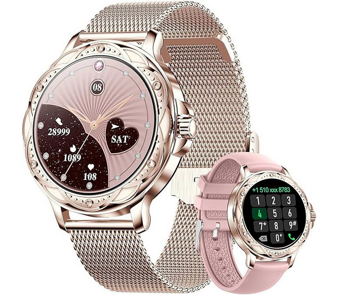 AOYATE Smartwatch, Fitness Tracker Uhr, Damen Herren Smartwatch Smartwatch von AOYATE