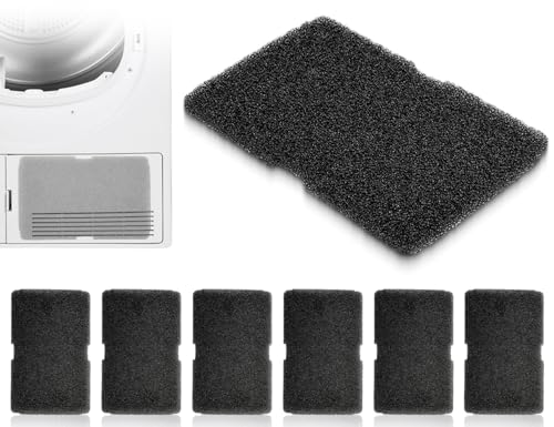 AOYEGIC 6 Stück Trockner Filter,Filterschwamm Ersatzteile,Schwammfilter 2964840100,Kompatibel mit Beko Wärmepumpentrockner,Kompatibel mit Grundig Wäschetrockner(240 * 155 * 10 mm) von AOYEGIC