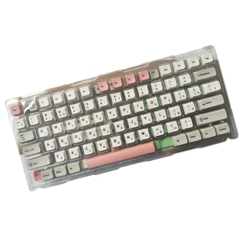 138Key 9009 Retro XDA Höhe Tastenkappen PBTs Farbsublimation Tastenkappe für mechanische Tastaturen, Spieltastenkappen, Schalter von AOYUDJ