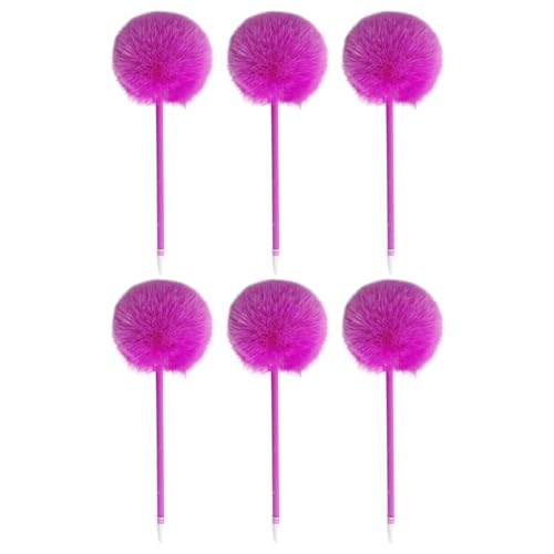 6 Stück pelziger Kugelschreiber, lustiges Schreibwerkzeug, 0,7 mm, nachfüllbar, glatt zu schreiben, für Studenten, Frauen, Mädchen, Schreiben, Tagebücher 6 Stück pelziger Kugelschreiber, lustiges Schreibwerkzeug, 0,7 mm, nachfüllbar, glatt zu schreiben, für Studenten, Frauen, Mädchen, Schreiben, Tagebücher von AOYUDJ