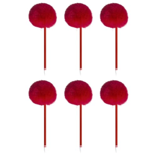6 Stück pelziger Kugelschreiber, lustiges Schreibwerkzeug, 0,7 mm, nachfüllbar, glatt zu schreiben, für Studenten, Frauen, Mädchen, Schreiben, Tagebücher 6 Stück pelziger Kugelschreiber, lustiges Schreibwerkzeug, 0,7 mm, nachfüllbar, glatt zu schreiben, für Studenten, Frauen, Mädchen, Schreiben, Tagebücher von AOYUDJ