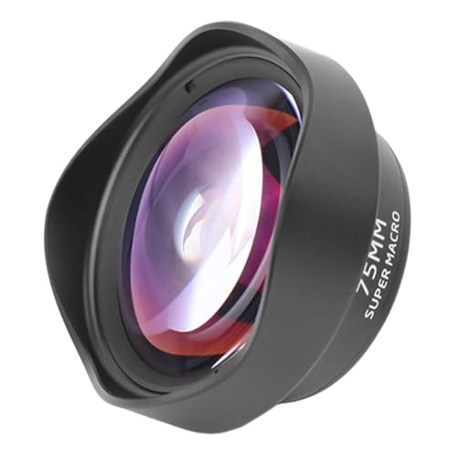 75 mm Makro-Objektiv, 10-fache Vergrößerung, Handys, Kameralinse, optisches Glas, externes Teleobjektiv, mehrschichtige Beschichtung 75 mm Makro-Objektiv, 10-fache Vergrößerung, Handys, Kameralinse, optisches Glas, externes Teleobjektiv, mehrschichtige Beschichtung von AOYUDJ