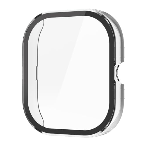 Displayschutzfolie für Watch 4, kratzfest, stoßfest, vollständige Kantenabdeckung, Smartwatch, alles in Stoßfängerschale von AOYUDJ