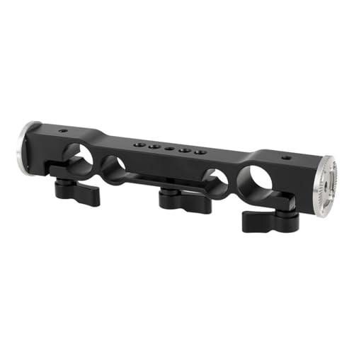 Kamera 15 mm 19 mm Doppel-Port-Stangenklemme mit doppelseitiger Standard-M6-Rosettenhalterung für DSLR-Kamerasysteme Kamera 15 mm 19 mm Doppel-Port-Stangenklemme mit doppelseitiger Standard-M6-Rosettenhalterung für DSLR-Kamerasysteme von AOYUDJ