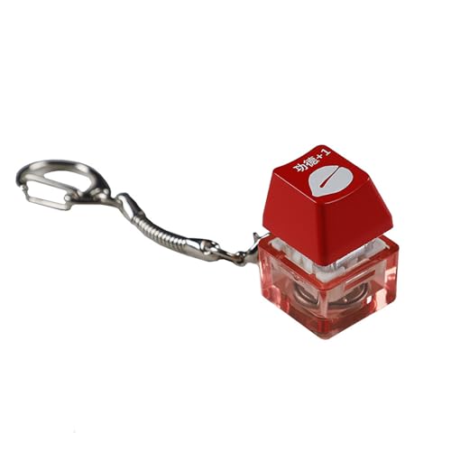 RGB leuchtende rote Herz-Tastenkappe, mechanische Tastaturschalter, Tester, akustischer Klick-Schlüsselanhänger RGB leuchtende rote Herz-Tastenkappe, mechanische Tastaturschalter, Tester, akustischer Klick-Schlüsselanhänger von AOYUDJ