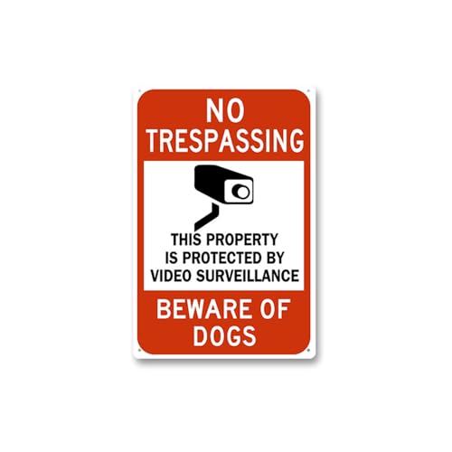 Warnschild für Überwachungskamera, reflektierendes Weißblech, einfache Installation, lange Nutzungsdauer Warnschild für Überwachungskamera, reflektierendes Weißblech, einfache Installation, lange Nutzungsdauer von AOYUDJ