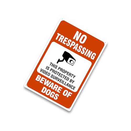 Warnschild für Überwachungskamera, reflektierendes Weißblech, einfache Installation, lange Nutzungsdauer Warnschild für Überwachungskamera, reflektierendes Weißblech, einfache Installation, lange Nutzungsdauer von AOYUDJ