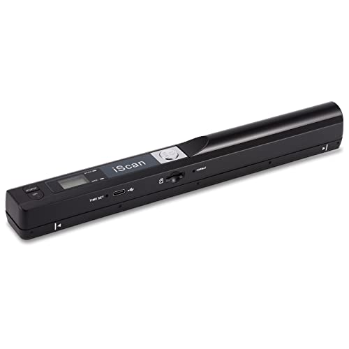 AOZBZ Portable Document Scanner Dokumentenscanner, 900DPI Mobile USB Handscanner A4 Farb Photo Scanner Handy Scan (JPG/PDF-Format, Hochgeschwindigkeits-USB 2,0,Brauchen Micro SD/TF Card) (Scanner) von AOZBZ