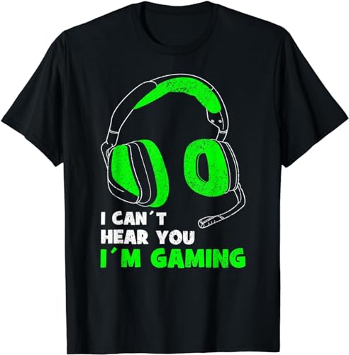 AOZGXEZ Can´T Hear You I´M Gaming I Ps5 Controller Headset T-Shirt Size XL von AOZGXEZ