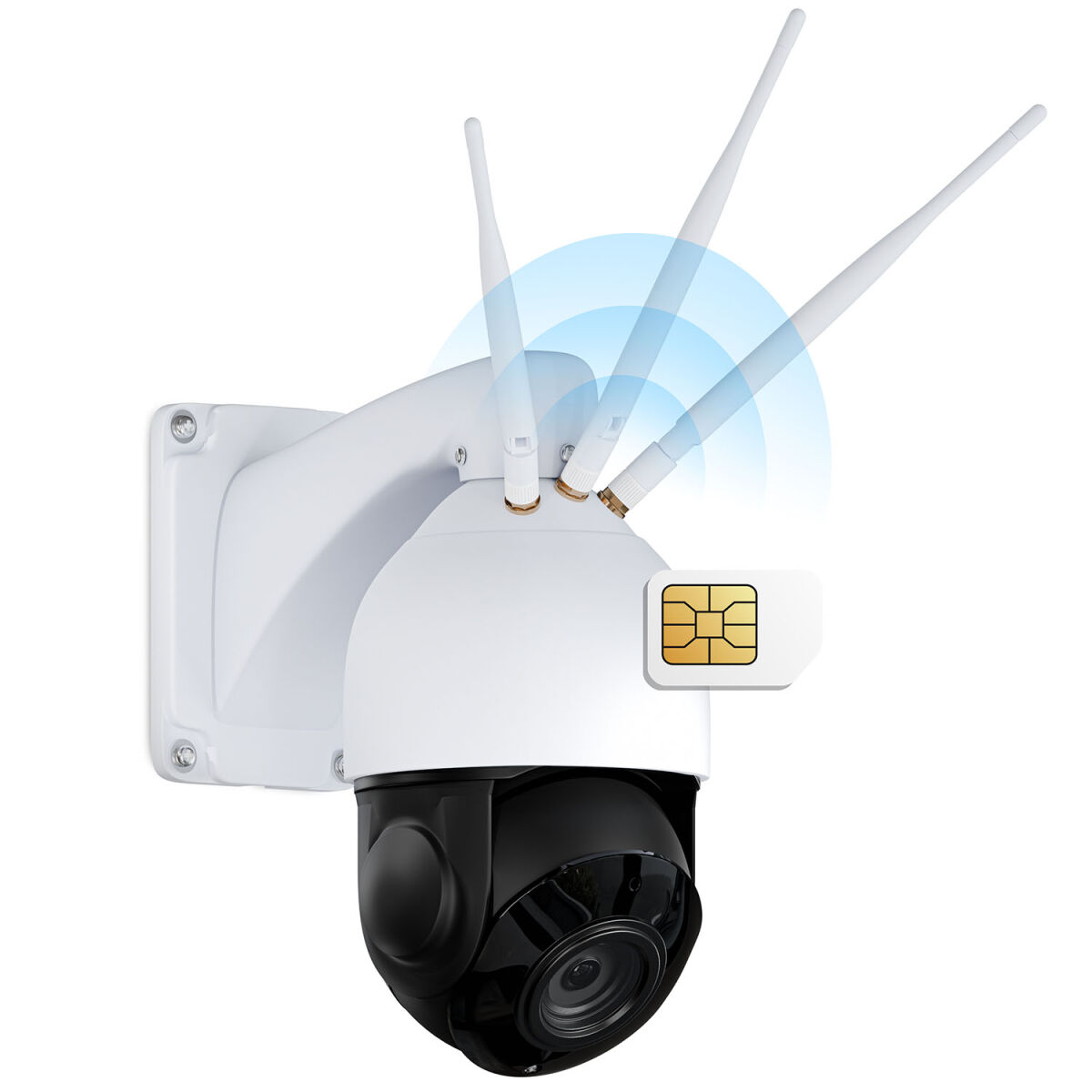 4G LTE PTZ Domekamera 22x Zoom AP P5066-22 mit 5MP 4G LTE PTZ Domekamera 22x Zoom AP P5066-22 mit 5MP von AP