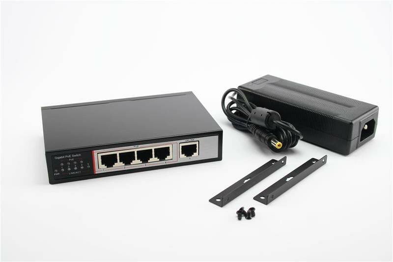 PS104G POE Switch 4-fach mit 1 Gigabit von AP