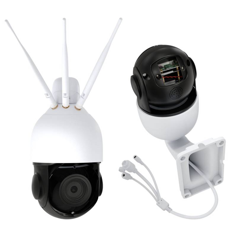 PTZ Kamera LTE 4G für SIM Karte und Mobilfunk, 5x Zoom, Full HD, IR, P1066-5 weiß von AP