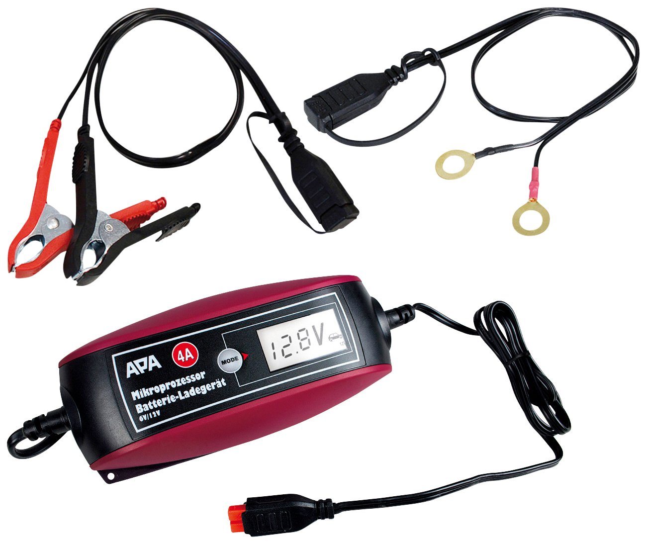 APA Batterie-Ladegerät (4000 mA, 6V/12V) von APA