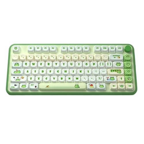 APASTTCA 142PCS Tastenkappen Für Mechanische Tastaturen Schalter Grün PBT Tastenkappen Tastenkappen Für 61/84/87/104 Schalter Keycap Computer von APASTTCA