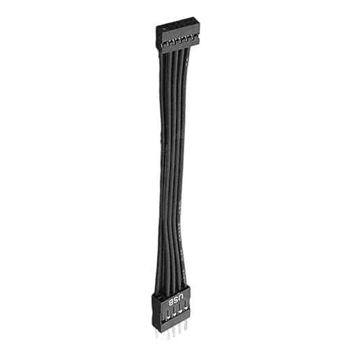APASTTCA USB Mainboard Auf Gewöhnliches Chassis Adapterkabel USB-9-poliger Stecker Auf 11-polige Buchse Konvertierungskabel Computerkabel von APASTTCA
