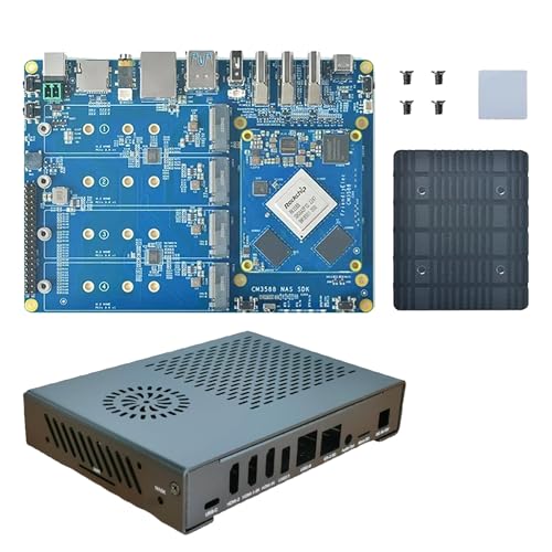 FriendlyELEC CM3588 NAS Kit 2.5G Rockchip Demon Board With Mental Case 4xPCIe3.0 4K/8K CM3588 NAS SDK Kit 4 NVMe HDMI (32GB RAM + 256GB eMMC) von APBVIHL