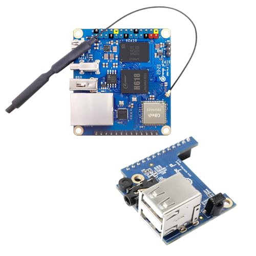 Orange Pi zero3 4 GB Ram Allwinner H618 LPDDR4 Quad-Core Cortex-A53 Board unterstützt 4K Display WiFi Bluetooth (SingleBoard + Erweiterungsplatine) von APBVIHL