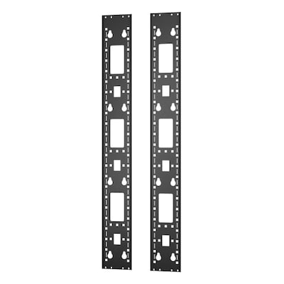 APC Easy Rack Zubehör - vertikaler 0HE Zubehörkanal, 24HE, 2 Stück von APC by Schneider Electric
