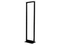 APC AR201 NetShelter-Rack mit 2 Pfosten, 45 U, 12-24 Gewindelöcher, schwarz von APC