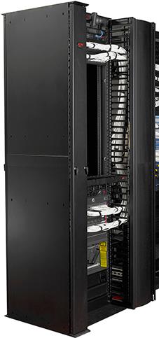 APC - Rack-Kabelführungskonsolen-Abdeckung - Schwarz (Packung mit 2) (AR8679) von APC