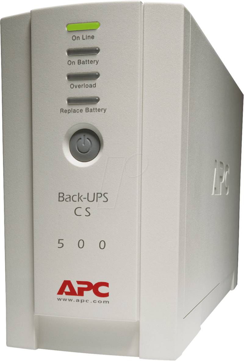 APC BK500EI - Back-UPS CS, 300 Watts / 500 VA von APC