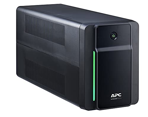 APC Back UPS BX – BX1200MI-GR - unterbrechungsfreie Stromversorgung 1200 VA mit Schuko Ausgängen, Batteriesicherung & Überspannungsschutz, Backup-Batterie mit AVR, Datensicherungsfunktion von APC