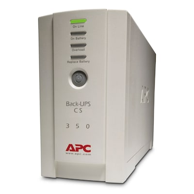 APC Back-UPS CS-BK350EI, 350VA (4x C13, Überspannschutz) von APC