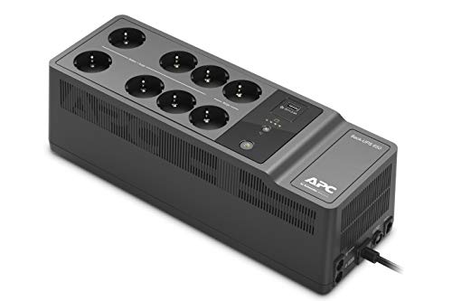 APC Back-Ups es - BE650G2-GR - Unterbrechungsfreie Stromversorgung 650VA (8 Schuko Ausgänge, Überspannungsschutz) von APC