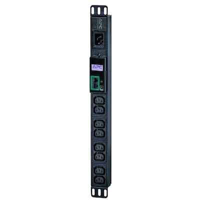 APC Easy PDU, Metered, 1U, 16A, 230V, 8 x IEC Ausgänge, Rack Montage (EPDU1016M) von APC