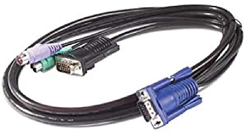 APC KVM-Kabel Stecker A: MiniDin6x2(Keyboard Extension). Stecker B: HighDensity15 3,6m von APC