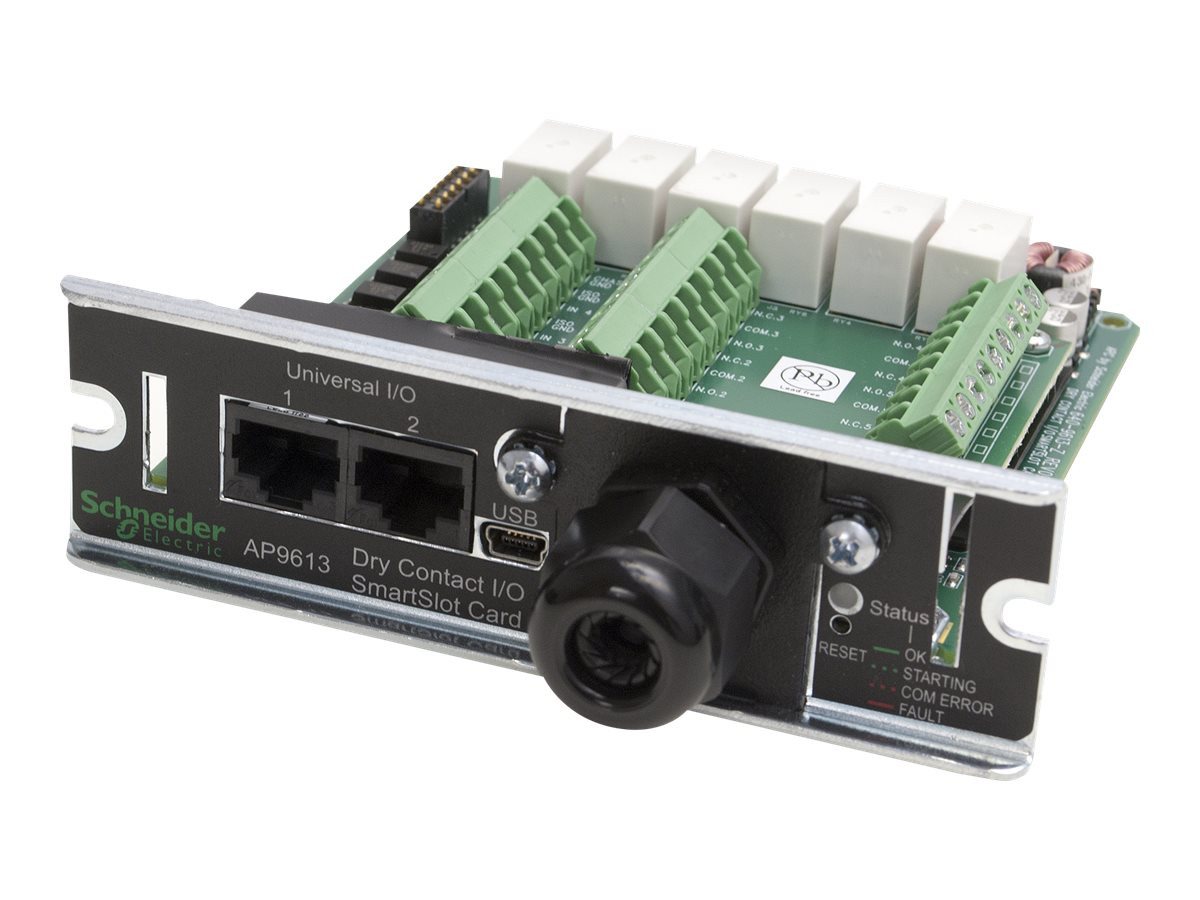 APC Kabelkanal APC - SCHNEIDER ELECTRIC DRY CONTACT I/O SMARTSLOT CARD APC Kabelkanal APC - SCHNEIDER ELECTRIC DRY CONTACT I/O SMARTSLOT CARD von APC