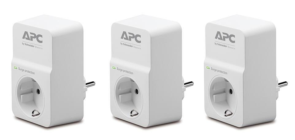 APC PM1W-GR 3er Set Essential SurgeArrest 1 Ausgang, 230 V APC PM1W-GR 3er Set Essential SurgeArrest 1 Ausgang, 230 V von APC
