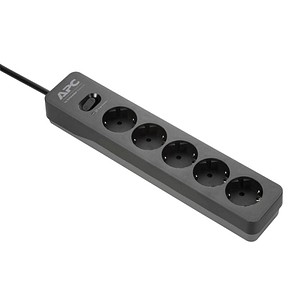 APC PME5B-GR 5-fach Steckdosenleiste mit Überspannungsschutz 1,5 m schwarz APC PME5B-GR 5-fach Steckdosenleiste mit Überspannungsschutz 1,5 m schwarz von APC