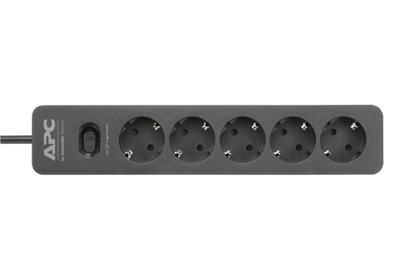 APC PME5B-GR Essential SurgeArrest Black 5 Ausgänge, 230 V APC PME5B-GR Essential SurgeArrest Black 5 Ausgänge, 230 V von APC