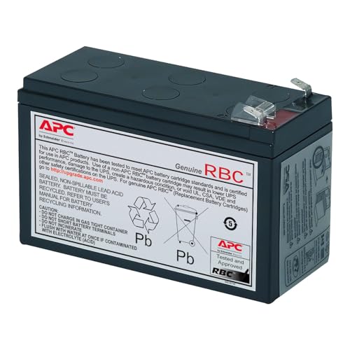 APC RBC17 - Ersatzbatterie für Unterbrechungsfreie Notstromversorgung (USV) von APC - passend für Modelle BE700G-GR / BK650EI und andere von APC