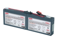 APC RBC18, Plombierte Bleisäure (VRLA), 2,59 kg, 35,6 x 302,3 x 101,6 mm, 0 - 40 °C, 0 - 95% von APC