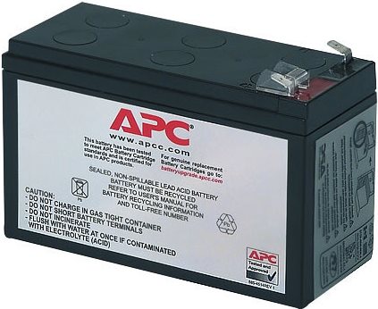 APC Replacement Battery Cartridge #17 - USV-Akku - 1 x Batterie - Bleisäure - Schwarz - für P/N: BE850G2, BE850G2-CP, BE850G2-FR, BE850G2-IT, BE850G2-SP, BVN900M1, BVN950M2 (RBC17) von APC