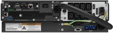 APC SRTL1500RMXLI-NC Doppelwandler (Online) 1500VA 8AC-Ausgänge Rackmount Schwarz - Grau Unterbrechungsfreie Stromversorgung (UPS) (SRTL1500RMXLI-NC) von APC