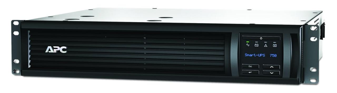 APC Smart-UPS 750VA, LCD RM, 2U, 230V Rack einbaufähig (SMT750RMI2U) von APC