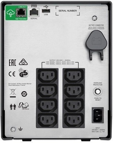 APC Smart-UPS C 1000VA LCD 230V with SmartConnect (SMC1000IC) von APC