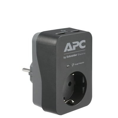 APC SurgeArrest Essential PME1WU2B-GR Überspannschutz, 2x USB von APC