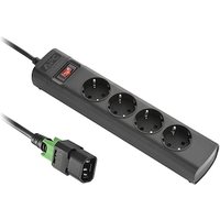 APC UPS Power Strip Steckdosenleiste 4fach (Rack montierbar/IEC C14) PZ42IZ-GR von APC