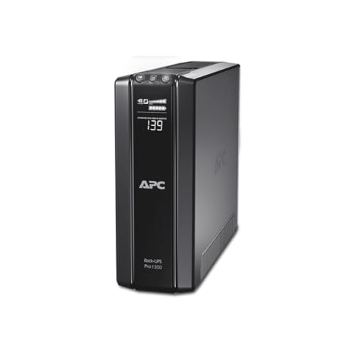 APC von Schneider Electric Energiesparende USV PRO - BR1500GI - Unterbrechungsfreie Stromversorgung 1500 VA (AVR, 10 Steckdosen IEC-C13, USB, Abschaltsoftware) von APC