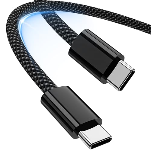 APCUWCQ USB C auf USB C Kabel 3M 60W PD 3.0,PPS USB-C Ladekabel kompatibel mit iPhone 16 Pro Max, iPhone 15, Galaxy S24 S23 A55 A25 A15 MacBook Air M2 iPad Pro 12.9 iPad Air 5/Mini 6, Pixel 9 usw. von APCUWCQ