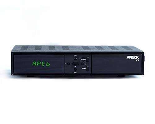 APEBOX CI – Combo Receiver Multistream Full HD mit Common Interface (1080p, 1x DVB-S2, 1x DVB-T2/C, 2X USB 2.0, HD-Out, LAN, CI, CA, LED Display, IR, SPDIF, AV-Kabel, RS232) von APEBOX