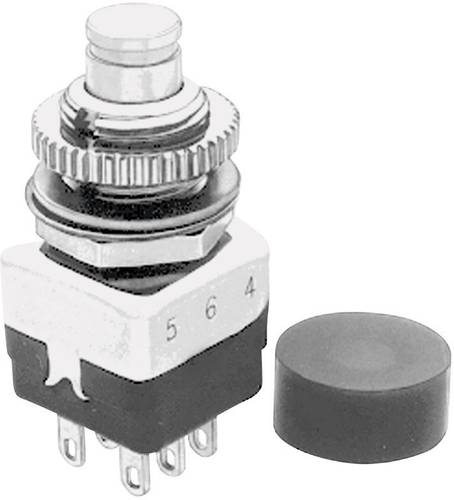 APEM 104450003 104450003 Drucktaster 220 V/AC 2A 2 x Ein/(Aus) tastend 1St. von APEM